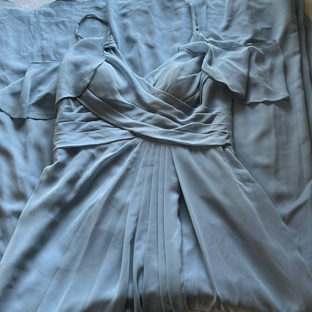 Azazie Dusty Blue Bridesmaid Dress